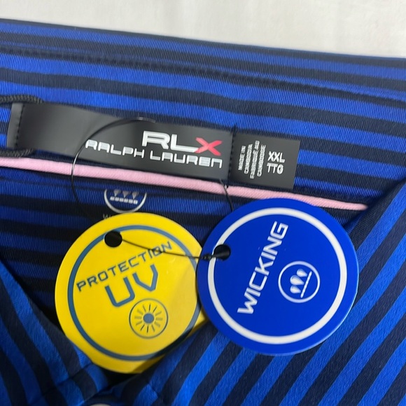 Polo Ralph Lauren RLX Men's Lightweight Airflow Golf Polo.92% pole 8% elastane - Picture 3 of 16